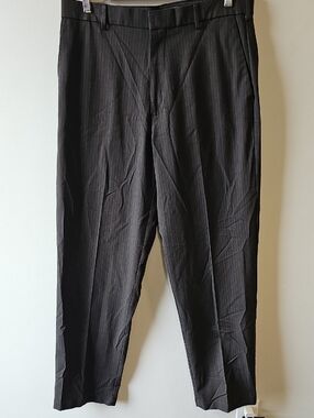 Dockers Men's 34x34 Black Pinstripe Dress Pants
